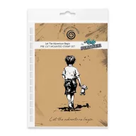   Andy Skinner gumibélyegző Let The Adventure Begin  Pre Cut Rubber Stamp Set (1 db)