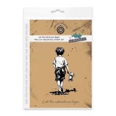   Andy Skinner gumibélyegző Let The Adventure Begin  Pre Cut Rubber Stamp Set (1 db)