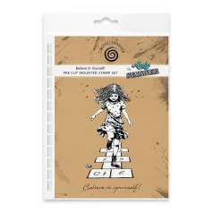   Andy Skinner gumibélyegző Believe In Yourself!  Pre Cut Rubber Stamp Set (1 db)
