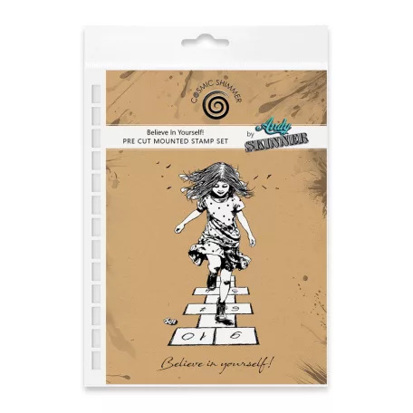 Andy Skinner gumibélyegző Believe In Yourself!  Pre Cut Rubber Stamp Set (1 db)