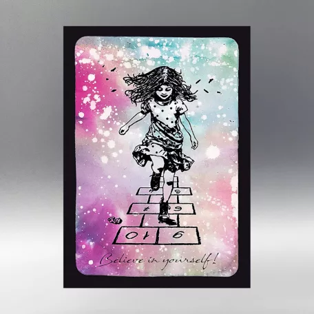 Andy Skinner gumibélyegző Believe In Yourself!  Pre Cut Rubber Stamp Set (1 db)