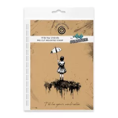   Andy Skinner gumibélyegző I'll Be Your Umbrella  Pre Cut Rubber Stamp Set (1 db)
