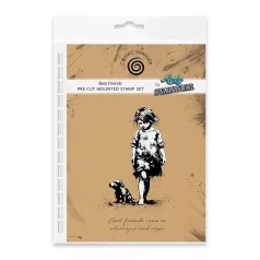   Andy Skinner gumibélyegző Best Friends  Pre Cut Rubber Stamp Set (1 db)