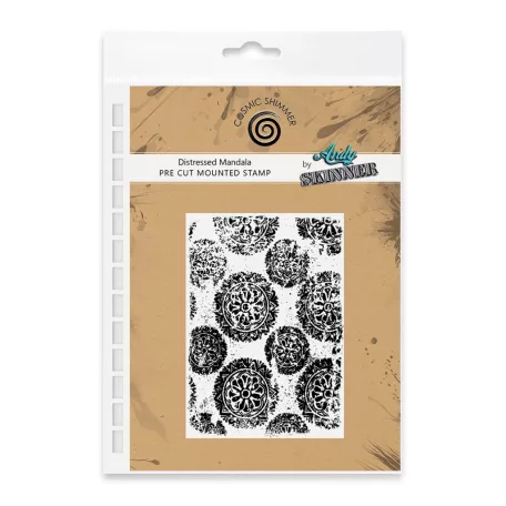 Andy Skinner gumibélyegző Distressed Mandala  Pre Cut Rubber Stamp Set (1 db)
