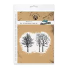 Andy Skinner gumibélyegző Winter Trees Rubber  Pre Cut Rubber Stamp Set (1 db)