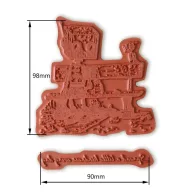   Andy Skinner gumibélyegző Bot-ology Spread A Little Kindness  Pre Cut Rubber Stamp Set (1 db)