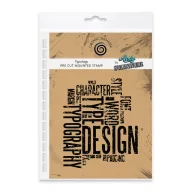   Andy Skinner gumibélyegző Typology  Pre Cut Rubber Stamp Set (1 db)