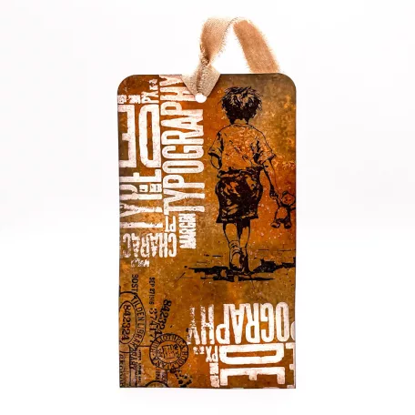 Andy Skinner gumibélyegző Typology  Pre Cut Rubber Stamp Set (1 db)