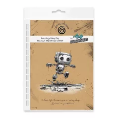   Andy Skinner gumibélyegző Bot-ology Rainy Day  Pre Cut Rubber Stamp Set (1 db)