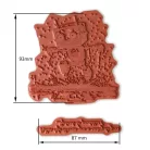 Andy Skinner gumibélyegző Bot-ology Rainy Day  Pre Cut Rubber Stamp Set (1 db)