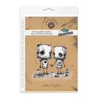   Andy Skinner gumibélyegző Bot-ology Better Together  Pre Cut Rubber Stamp Set (1 db)