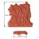 Andy Skinner gumibélyegző Bot-ology Better Together  Pre Cut Rubber Stamp Set (1 db)