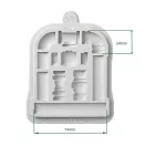 Petite Pipeworks Szilikon öntőforma Katy Sue Designs Silicon Mould (1 db)