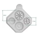 Mini Cogs & Gears Szilikon öntőforma Katy Sue Designs Silicon Mould (1 db)