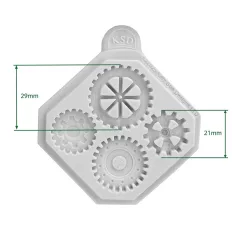   Mini Cogs & Gears Szilikon öntőforma Katy Sue Designs Silicon Mould (1 db)