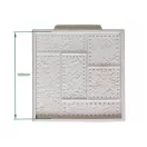 Riveted Metal Plate Szilikon öntőforma Katy Sue Designs Silicon Mould (1 db)