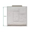 Riveted Metal Plate Szilikon öntőforma Katy Sue Designs Silicon Mould (1 db)