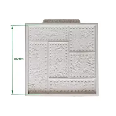   Riveted Metal Plate Szilikon öntőforma Katy Sue Designs Silicon Mould (1 db)