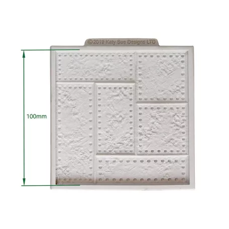 Riveted Metal Plate Szilikon öntőforma Katy Sue Designs Silicon Mould (1 db)