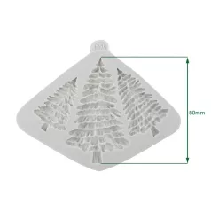   Fir Trees Silhouettes Szilikon öntőforma Katy Sue Designs Silicon Mould (1 db)