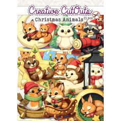   Kivágatok - Christmas Animals - Creative CutOuts Die-Cuts (1 csomag)