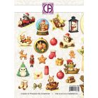 Kivágatok - Christmas Animals - Creative CutOuts Die-Cuts (1 csomag)