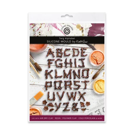 Twig Alphabet Szilikon öntőforma Katy Sue Designs Silicon Mould (1 db)