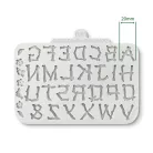 Twig Alphabet Szilikon öntőforma Katy Sue Designs Silicon Mould (1 db)
