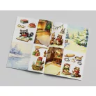 Kivágóív tömb A4 - Christmas Animals - Creative CutOuts (10 lap)