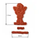 Andy Skinner gumibélyegző Princess Attitude  Pre Cut Rubber Stamp Set (1 db)
