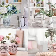   Re-Design with Prima Transzfer fólia 24"x35" (61x89 cm) - Classic Vintage Labels  - Decor Transfers (1 csomag)