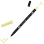 Tombow ABT Dual Brush Pen Kéthegyű filctoll - ABT-131 - Lemon lime (1 db)