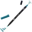 Tombow ABT Dual Brush Pen Kéthegyű filctoll - ABT-407 - Tiki teal (1 db)