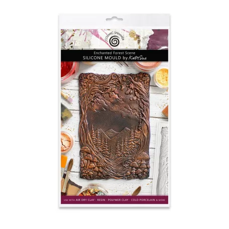 Enchanted Forest Scene Szilikon öntőforma Katy Sue Designs Silicon Mould (1 db)