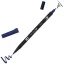 Tombow ABT Dual Brush Pen Kéthegyű filctoll - ABT-569 - Jet blue (1 db)