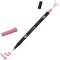 Tombow ABT Dual Brush Pen Kéthegyű filctoll - ABT-803 - Pink punch (1 db)