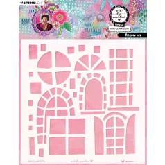 Art by Marlene Window Stencil Mask (1 db)