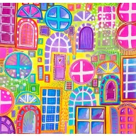 Art by Marlene Window Stencil Mask (1 db)
