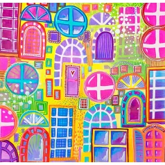 Art by Marlene Window Stencil Mask (1 db)