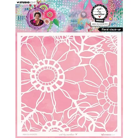 Art by Marlene Floral Close-Up Stencil Mask (1 db)