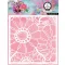 Art by Marlene Floral Close-Up Stencil Mask (1 db)