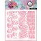 Art by Marlene Dancing Lines Stencil Mask (1 db)
