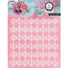 Art by Marlene Abstract Leaves Stencil Mask (1 db)