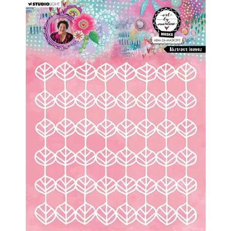 Art by Marlene Abstract Leaves Stencil Mask (1 db)