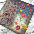 Finnabair Rusty Flowers Öntőforma 5″X8″ Décor Mould (1 db)