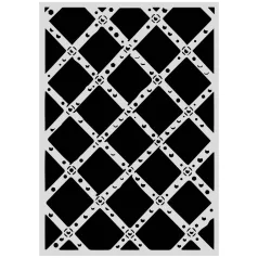   Stamperia Diamond Grid Pattern Vastag stencil A3  Art Stories A3 Big Stencil (1 db)
