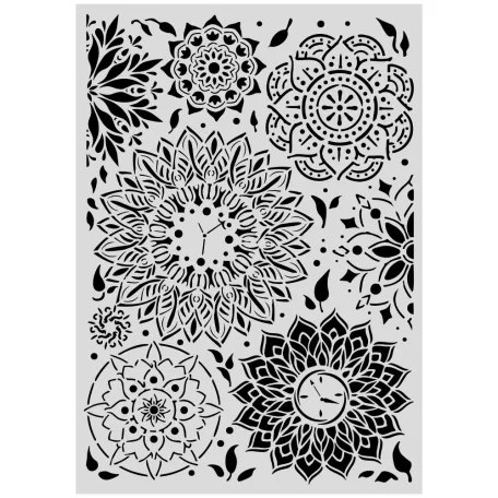 Stamperia Mandala Pattern Vastag stencil A3  Art Stories A3 Big Stencil (1 db)