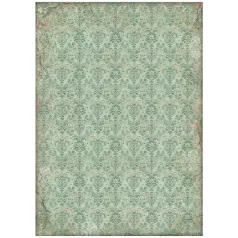   Stamperia Green Tapestry Rízspapír 50x70 cm  Art Stories Big Rice Paper (1 ív)