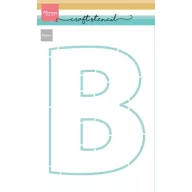 Marianne Design stencil B betű (1 csomag)