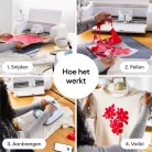 Cricut Puff vasalható fólia fekete - Puff Iron-On Black (1 ív)